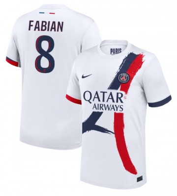 Paris Saint-Germain Fabian Ruiz #8 Replika Udebanetrøje 2024-25 Kortærmet